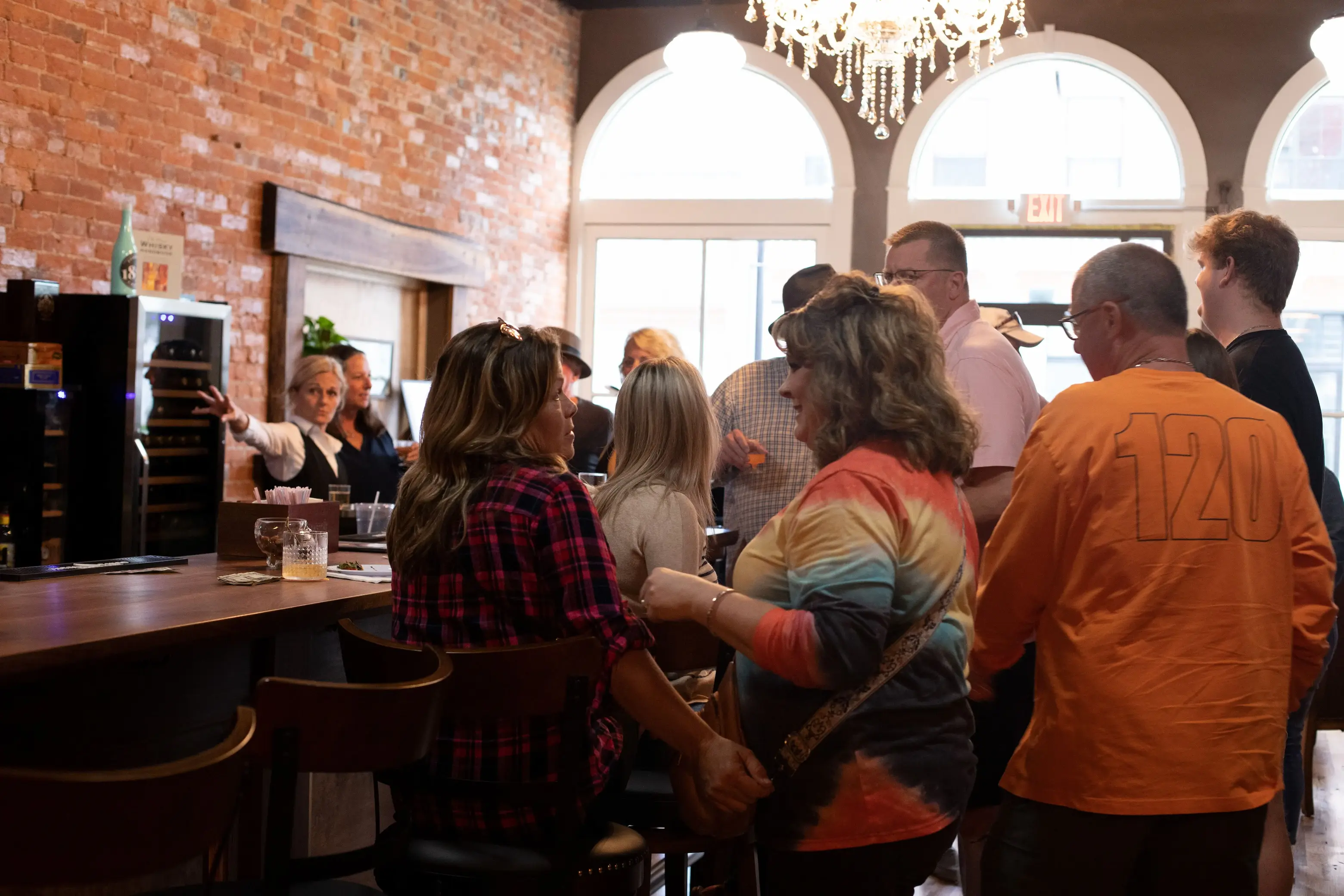 The bar at 1838 Bourbon and Wine Bar